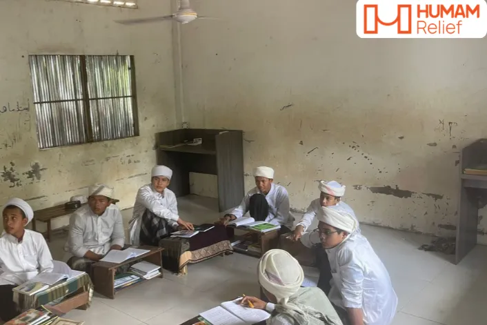 مشروع إغاثة هُمام لإعادة تأهيل مدرسة دار المصطفى